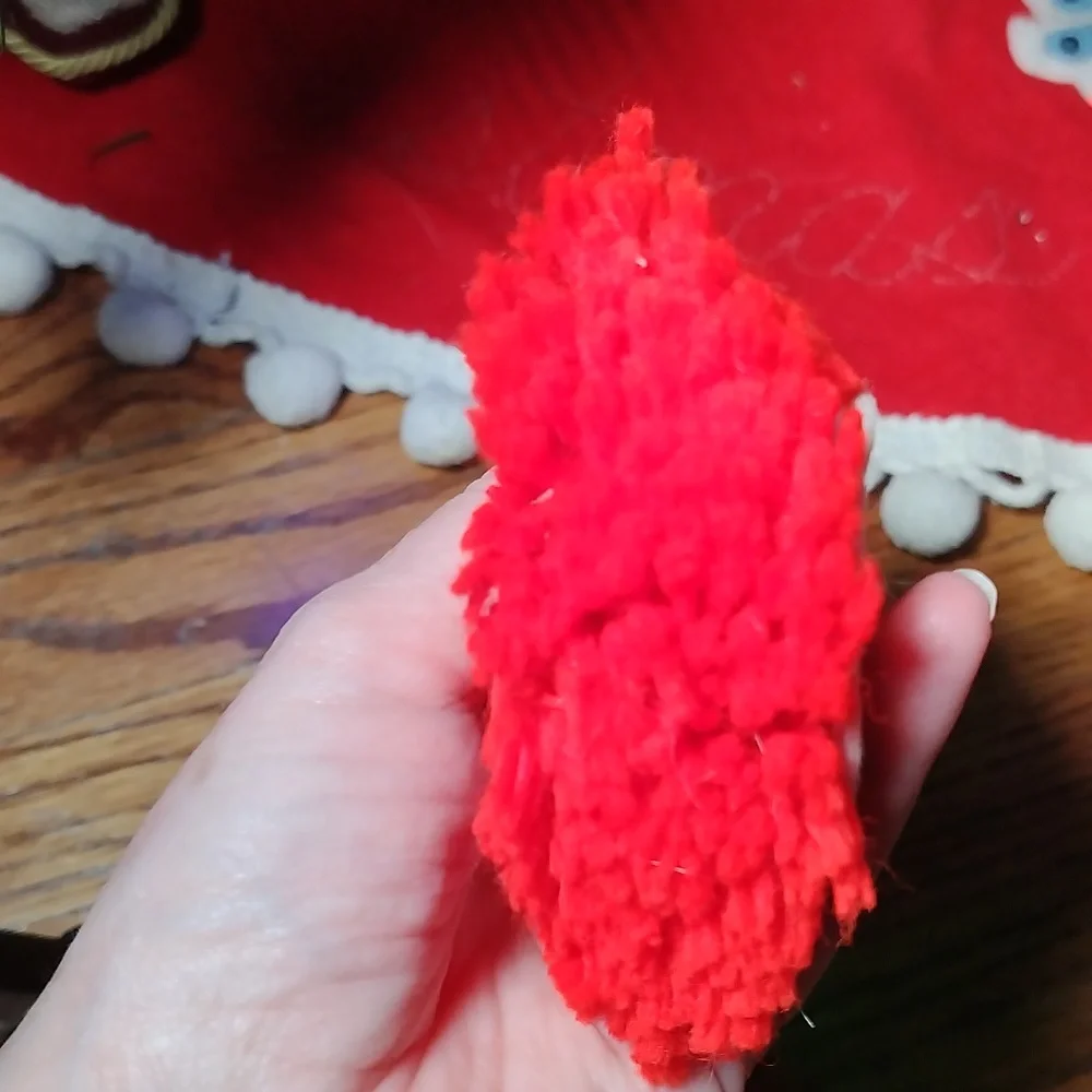 Vintage Homemade Mrs. Clause Christmas Ornament